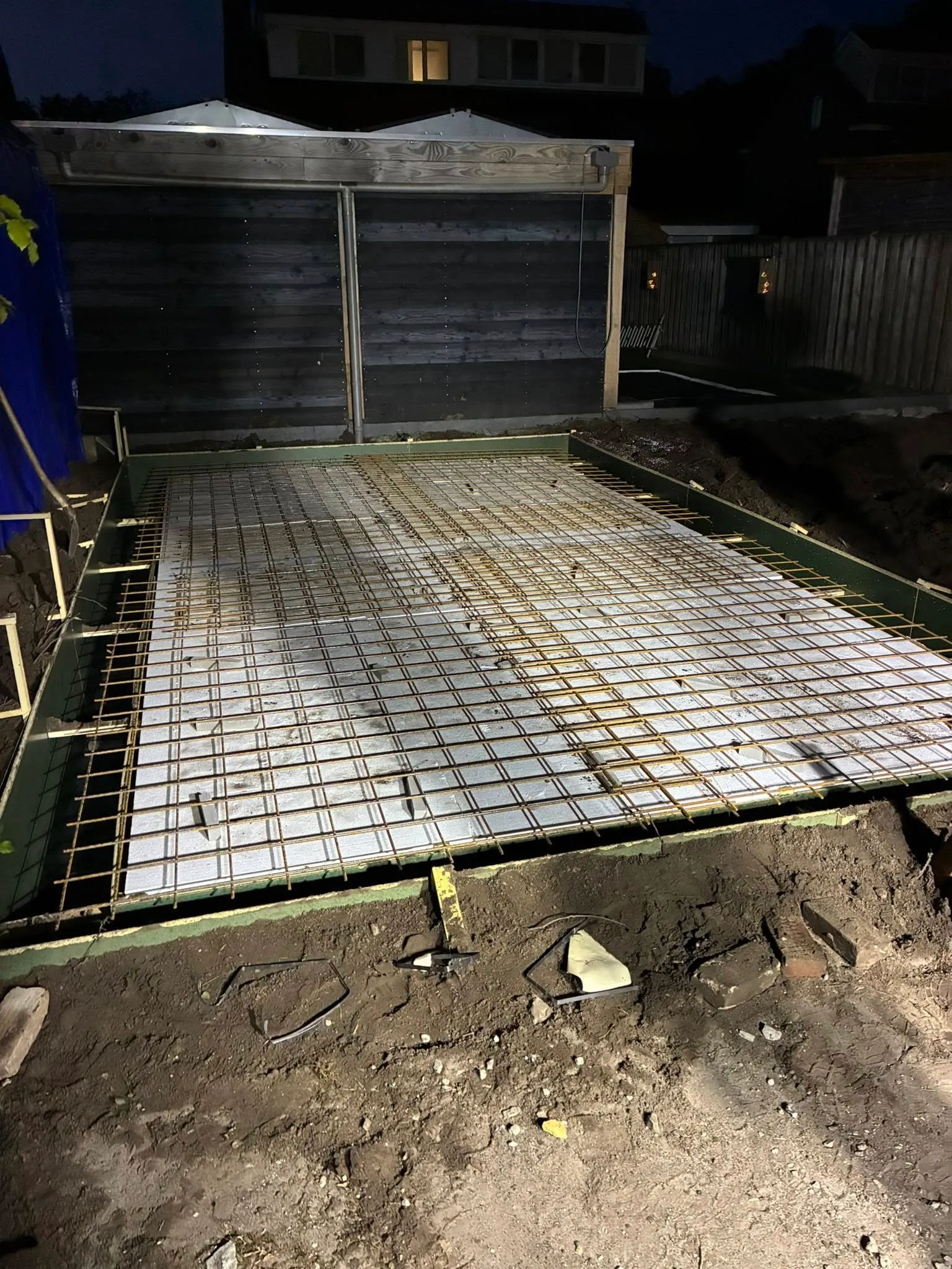 Voorbereiding voor een betonvloer — foto 2