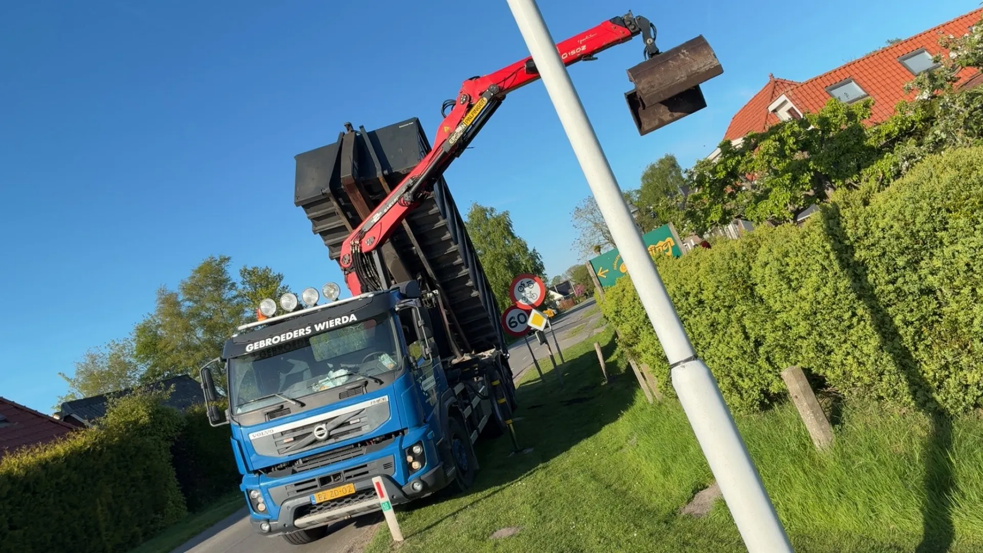 Grond afvoeren uit de tuin